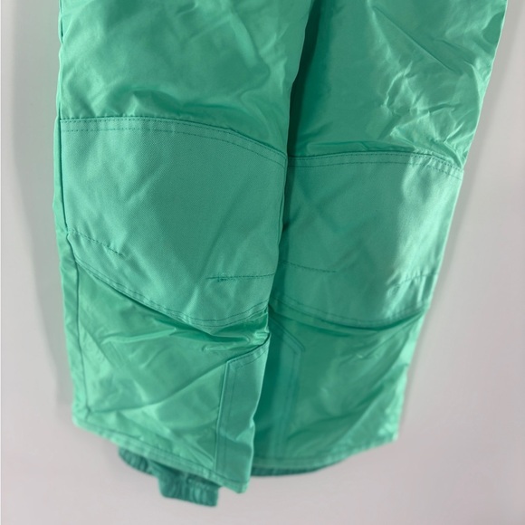 Kids CHAMPION X-Small 4-5 Girls Winter Ski Snow Sledding Pants Bib Green - Picture 3 of 6